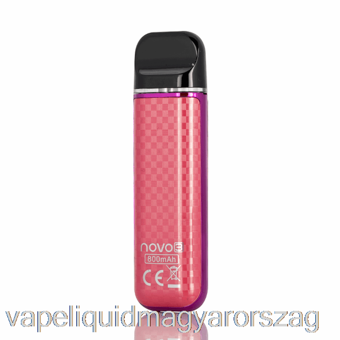 Smok Novo 3 25w Pod Rendszer Lila Vörös Szénszálas Vape Folyadék